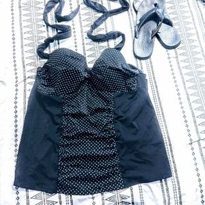 40DD Pin Up Style | Under Wire | Tankini